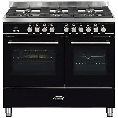 Britannia RC-10TG-QL Q-Line Dual Fuel Range Cooker Black Britannia RC-10TG-QL Q-Line Dual Fuel Range Cooker Black